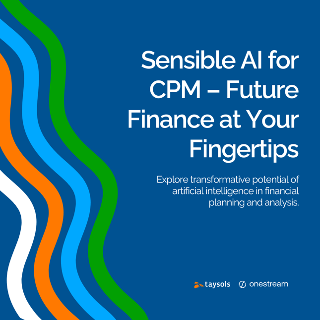 Sensible Artificial Intelligence (AI) for CPM