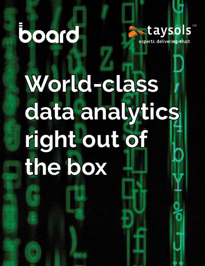 Board | World Class Data Analytics Right out of the Box