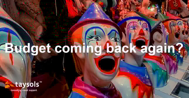 Four Warning Signs you're getting on the budget Merry-Go-Round
