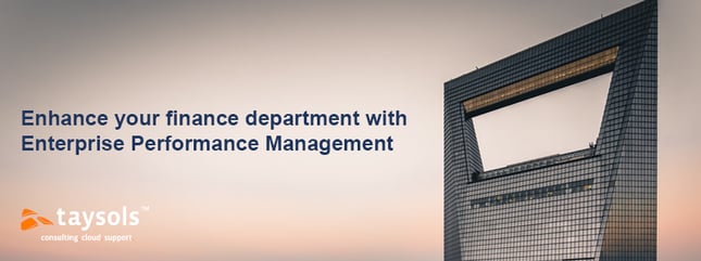 Enhance your finance department with Enterprise Performance Management
